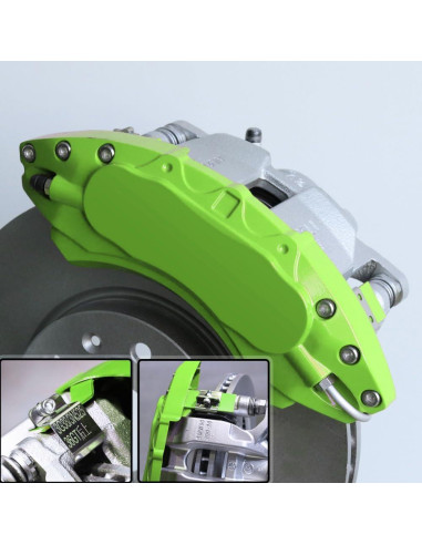 Cubiertas de Caliper AOOA Verde Aluminio para Toyota Corolla 2019-2025