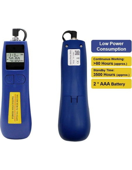 Medidor de Potencia Óptica TL Tool 70~+10 dBm 6 Longitudes de Onda Medidor de Potencia Óptica TL Tool 70~+10 dBm 6 Longitudes de Onda