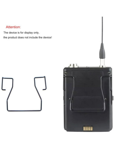 Clip de Cintura de Reemplazo 4 PCS para Shure UR5 P9R P10R