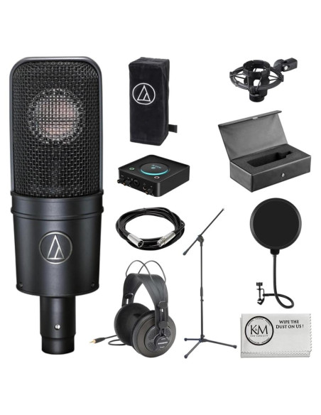 Paquete Micrófono Estudio Audio-Technica AT4040 + Accesorios Paquete Micrófono Estudio Audio-Technica AT4040 + Accesorios