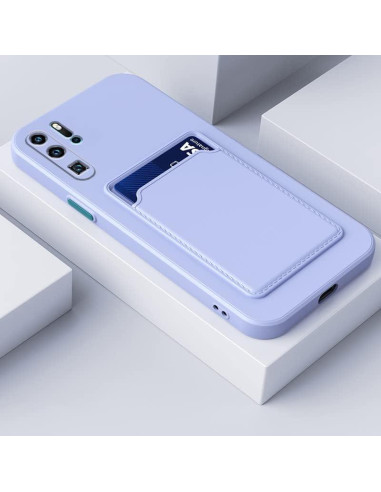Funda Silicona TPU Huawei P30 Pro con Soporte para Tarjetas