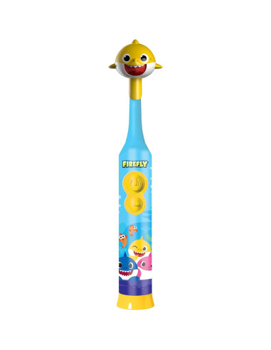 Cepillo de dientes eléctrico Firefly Baby Shark, cerdas suaves