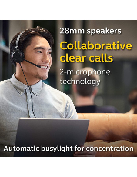 Auricular Mono Jabra Evolve2 30 SE con Cable USB-A - Cancelación de Ruido Auricular Mono Jabra Evolve2 30 SE con Cable USB-A - Cancelación de Ruido