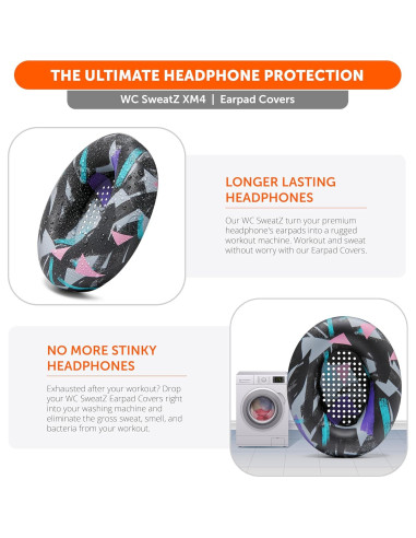 Fundas Protectores de Sudor WC SweatZ para Auriculares Sony WH1000XM4