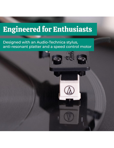 Reproductor de Vinilo Electrohome RR35 con Altavoces Bluetooth