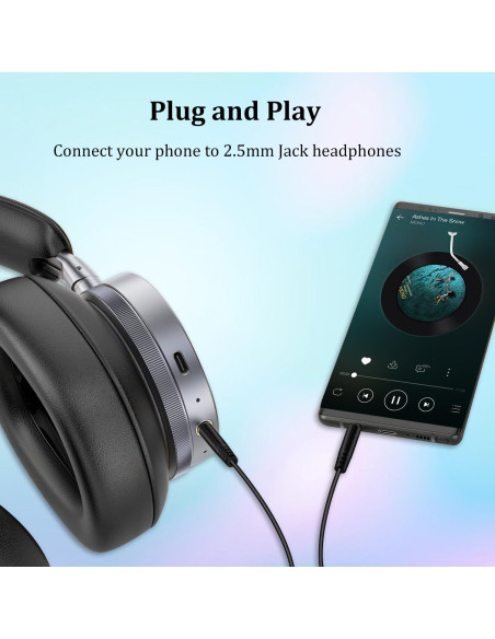 Cable de Audio Aux 3.5mm a 2.5mm para Auriculares Bose y JBL Cable de Audio Aux 3.5mm a 2.5mm para Auriculares Bose y JBL