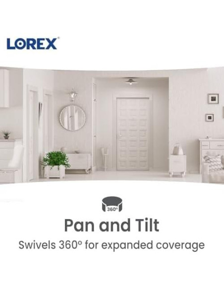 Cámara de Seguridad Lorex 2K Interior Pan y Tilt Wi-Fi Cámara de Seguridad Lorex 2K Interior Pan y Tilt Wi-Fi