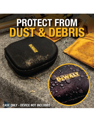 Auriculares Bluetooth DEWALT Edición Negra 2-en-1 + Funda EVA
