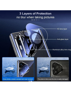 Funda Magnética QUIETIP para Huawei Pura 70 - Vidrio Templado Plata 2