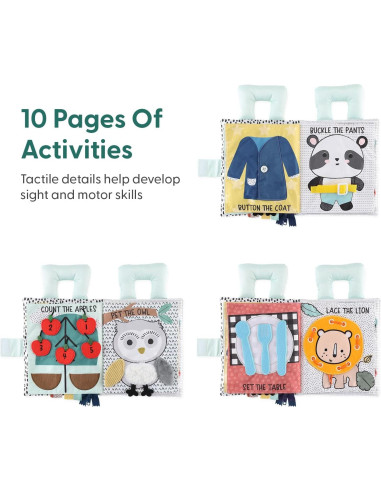Libro Ocupado Interactivo Peanutshell - Juguete Educativo 0-4 Años