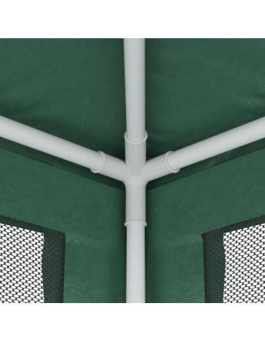 Carpa de Fiesta RINDIGOO 3x3m Verde con 4 Paredes de Malla