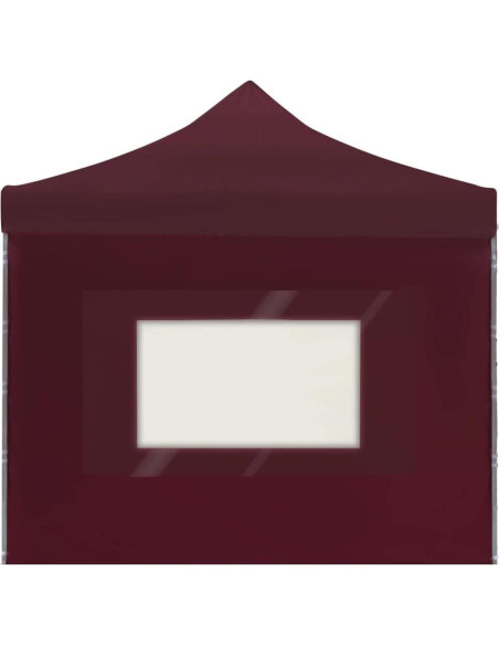 Carpa de Fiesta Plegable YELWHI 5.7x3m Rojo Vino Resistente al Agua Carpa de Fiesta Plegable YELWHI 5.7x3m Rojo Vino Resistente al Agua