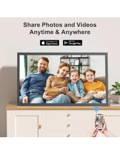 Marco de Foto Digital Nethgrow 21.5" FHD 32GB WiFi 2