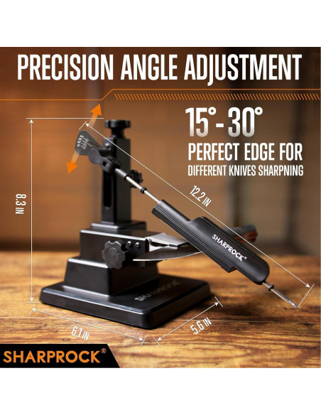 Afilador de cuchillos SHARP ROCK 7 piedras ajustables 1.17 kg Afilador de cuchillos SHARP ROCK 7 piedras ajustables 1.17 kg