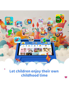 Tableta Infantil CFVOCUY 10.1" Quad-Core 32GB Azul 2