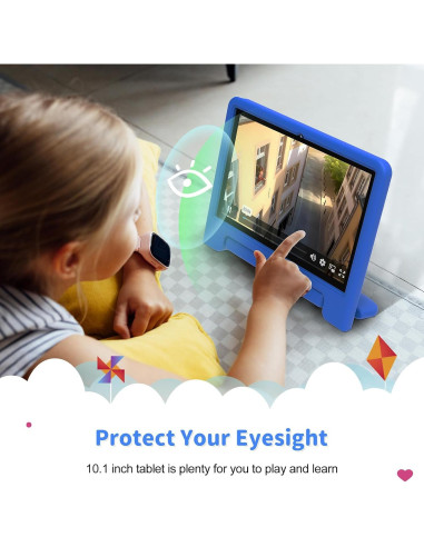 Tableta Infantil CFVOCUY 10.1" Quad-Core 32GB Azul