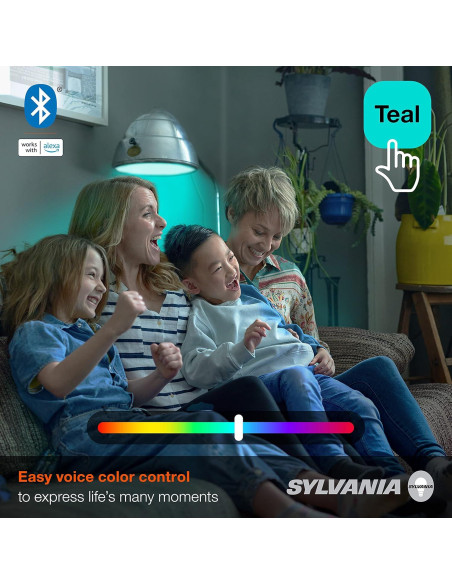 Bombilla LED inteligente SYLVANIA A19 E26 RGBW 9.5W 800lm Bombilla LED inteligente SYLVANIA A19 E26 RGBW 9.5W 800lm