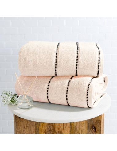 Juego de Toallas de Baño de Lujo 2 Piezas Lavish Home Algodón