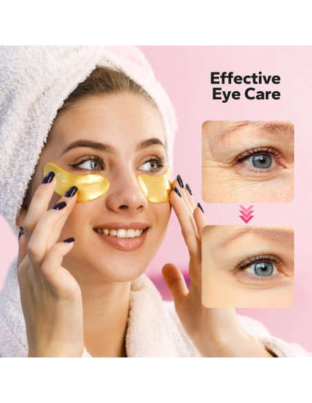 Parches de Ojos Komoko 25 Pares 24K Colágeno Anti-Envejecimiento Parches de Ojos Komoko 25 Pares 24K Colágeno Anti-Envejecimiento