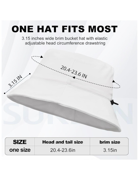 Sombrero de Cubo Sukeen Reversible Ligero para Hombre y Mujer Sombrero de Cubo Sukeen Reversible Ligero para Hombre y Mujer