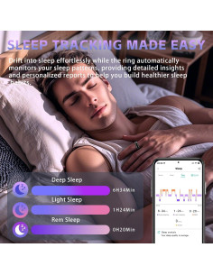 Anillo inteligente Anarow para hombres - Monitoreo de salud 5ATM 2