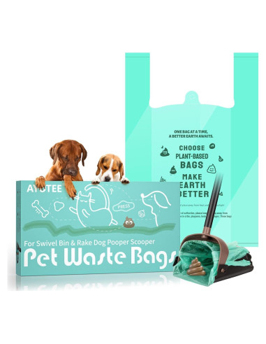 Bolsas de Excremento para Perros AYOTEE 100 Unidades 49x30cm