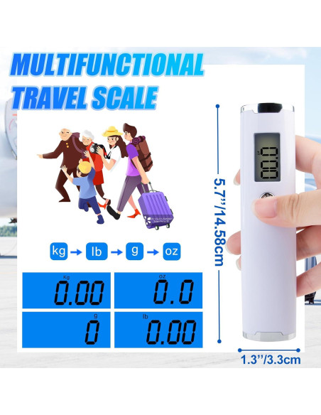 Báscula de Equipaje Digital VOPOCO 50kg Pantalla LCD Retroiluminada Báscula de Equipaje Digital VOPOCO 50kg Pantalla LCD Retroiluminada