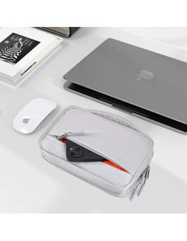 Bolsa Organizador Electrónico CAAORDKSO Gris 24x15.7cm