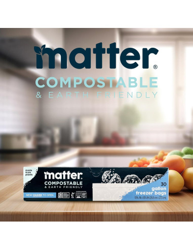 Bolsas de Congelador Compostables Matter 30 Unidades 1 Galón