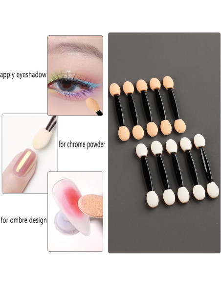 Aplicadores Desechables de Sombra de Ojos Sotong 100pcs Aplicadores Desechables de Sombra de Ojos Sotong 100pcs