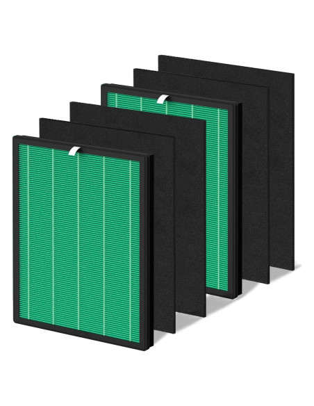 Filtros de Reemplazo HEPA y Carbono Smilyan para Coway Airmega 150 Filtros de Reemplazo HEPA y Carbono Smilyan para Coway Airmega 150
