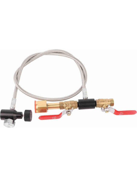 Adaptador de Recarga CO2 CGA-320 con Manguera 91 cm - Sin Manómetro Adaptador de Recarga CO2 CGA-320 con Manguera 91 cm - Sin Manómetro