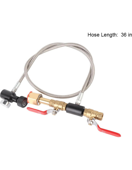 Adaptador de Recarga CO2 CGA-320 con Manguera 91 cm - Sin Manómetro Adaptador de Recarga CO2 CGA-320 con Manguera 91 cm - Sin Manómetro