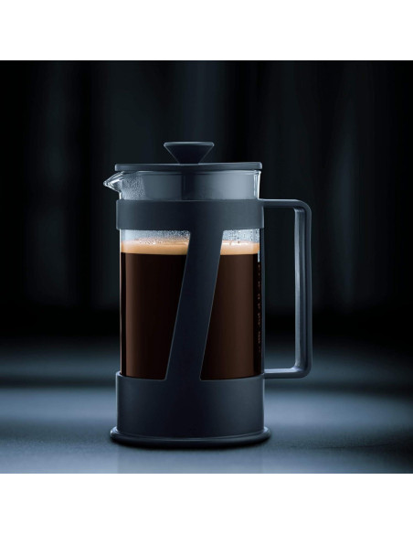 Cafetera de Émbolo Bodum Crema 4 Tazas 500 ml Negra Cafetera de Émbolo Bodum Crema 4 Tazas 500 ml Negra