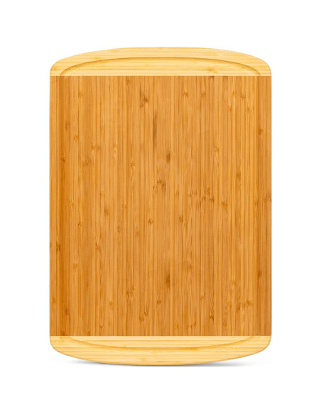 Tabla de Cortar de Bambú Orgánico Greener Chef XL 45.7x31.8cm Tabla de Cortar de Bambú Orgánico Greener Chef XL 45.7x31.8cm