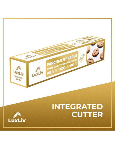 Rollo de Papel Pergamino LuxLiv 30 cm x 50 m Antiadherente