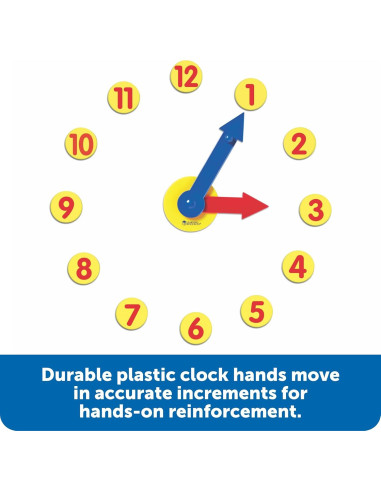 Juego de Actividades Magnéticas Learning Resources Reloj Gigante