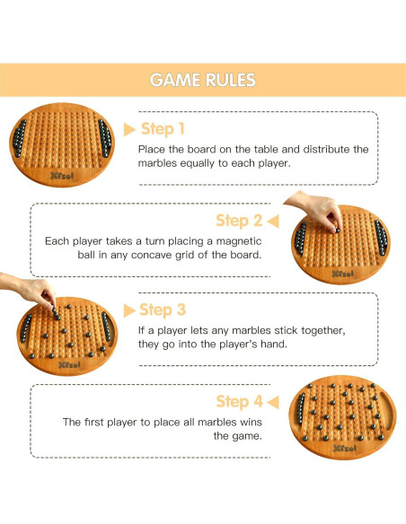 Juego de Ajedrez Magnético de Madera Xfsol 29cm 30 Piezas Juego de Ajedrez Magnético de Madera Xfsol 29cm 30 Piezas