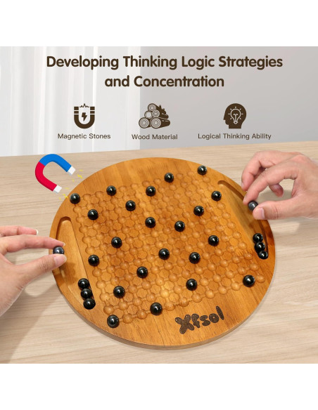 Juego de Ajedrez Magnético de Madera Xfsol 29cm 30 Piezas Juego de Ajedrez Magnético de Madera Xfsol 29cm 30 Piezas