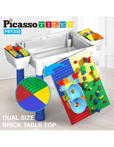 Mesa de Juego y Escritorio PicassoTiles PBT330 con 331 Piezas