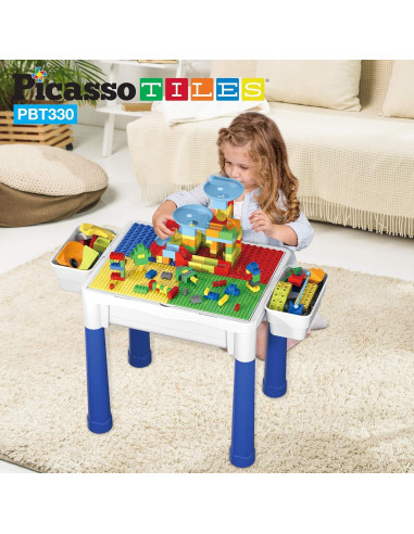 Mesa de Juego y Escritorio PicassoTiles PBT330 con 331 Piezas