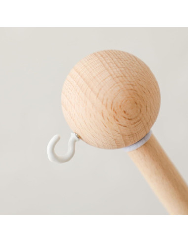 Soporte Móvil para Cuna Marsrut de Madera Natural 70cm