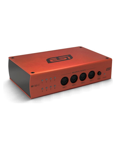 Interfaz MIDI USB 3.0 ESI M4U eX - 8 Puertos, Plug-and-Play