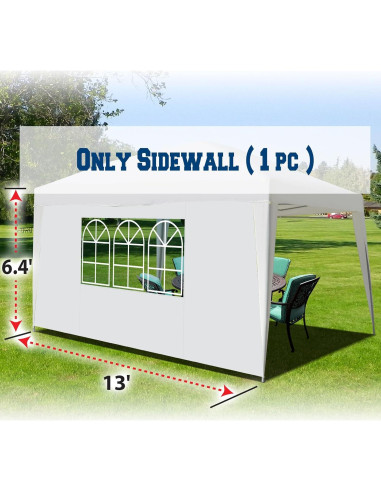 Paredes Laterales para Carpa Plegable BenefitUSA 3.96x1.95m