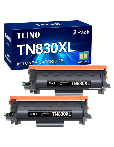 Cartucho de Tóner TEINO TN830XL Negro Compatible Brother Cartucho de Tóner TEINO TN830XL Negro Compatible Brother