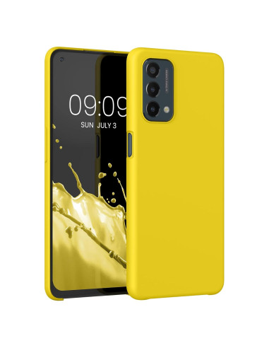 Funda de Silicona TPU KW-Mobile para OnePlus Nord N200 5G Amarillo