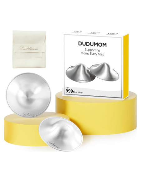 Copas de Lactancia de Plata 999 Dudumom - Protectores de Pezón Copas de Lactancia de Plata 999 Dudumom - Protectores de Pezón
