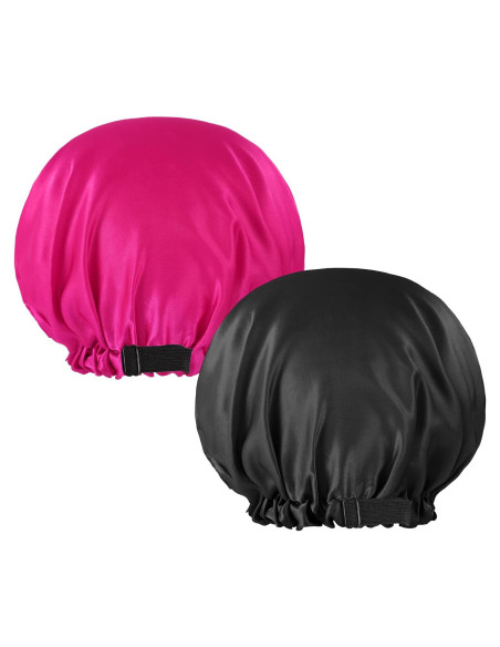 Gorro de Satén Ajustable para Bebé WSICSE - 2 Pcs Gorro de Satén Ajustable para Bebé WSICSE - 2 Pcs