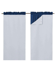 Cortinas Opacas NICETOWN 34x80 cm, Juego de 2, Aislantes