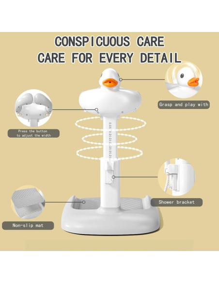 Soporte de Baño Ajustable Pentasmile para Bebés 6-36 Meses Soporte de Baño Ajustable Pentasmile para Bebés 6-36 Meses